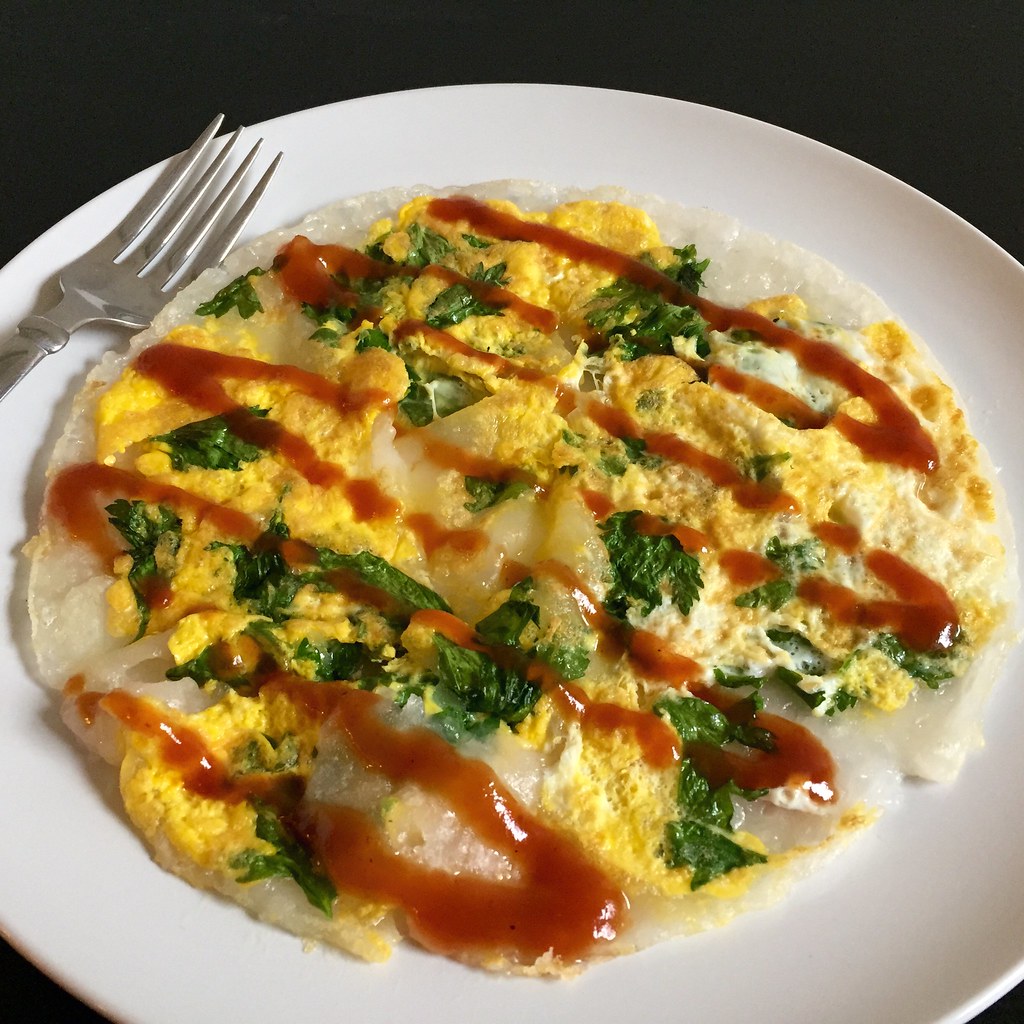 The Cooking of Joy: Taiwanese Oyster Omelet (Without the Oysters)