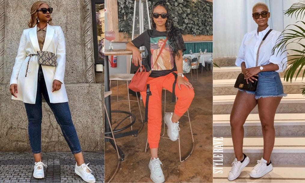 SA's Mihlali Ndamase Proves Every Style Raven Needs White Sneakers