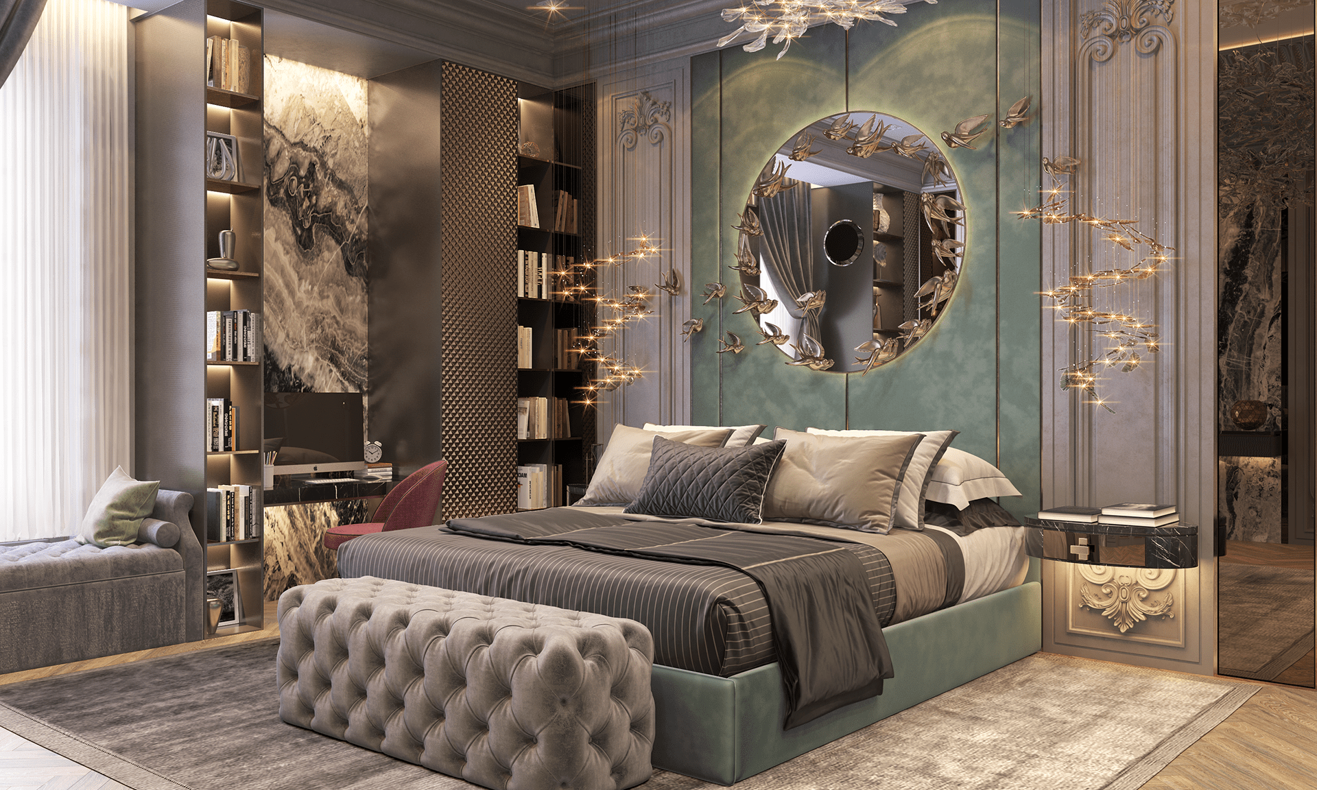 Luxury Bedroom Interior Design | Behance