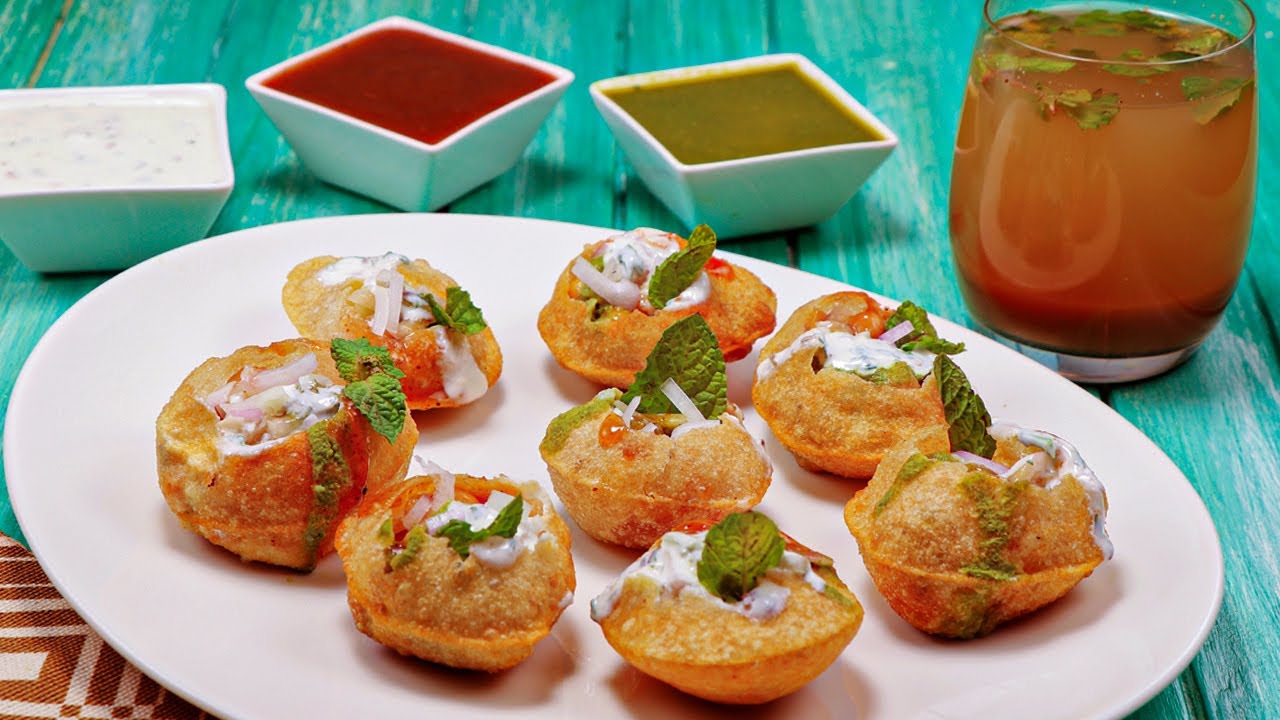 Gol Gappay Recipe - Pani Puri Urdu / English Recipe | Sooperchef.pk